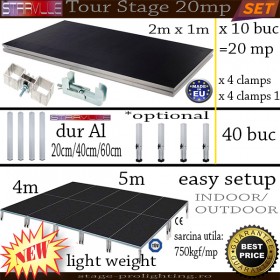Stairville podium 20mp incl legs&clamps